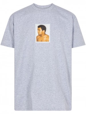 Supreme Ali/Warhol Photograph-print Šedé | LYWJ8054