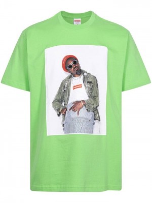 Supreme Andre 3000 Grafická-print Zelene | FVPQ5043