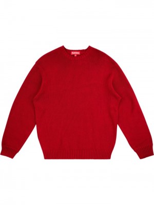 Supreme Back Logo Pletené Jumper Červené | DMHN5154