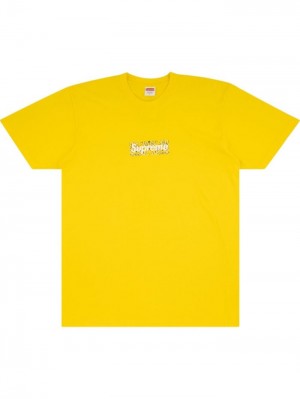 Supreme Bandana Box Logo Crew Neck Žluté | EDWW7181