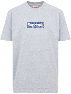 Supreme Bandana Box Logo Šedé | LSCW1389
