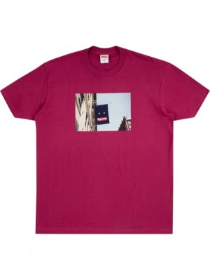 Supreme Banner Grafická-print Vínové | WQNK5698