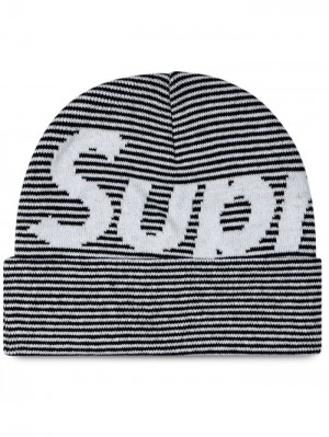 Supreme Big Logo Pletené Černé | XLSA7091