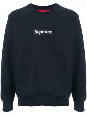 Supreme Box Logo Crew-neck Blankyt | RWQY5656