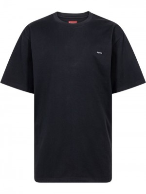 Supreme Box Logo Krátké-sleeve Černé | RYLJ4778