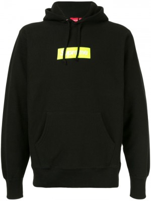 Supreme Box Logo S Kapucí Sweatshirt Černé | WKAZ1206