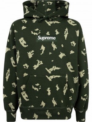 Supreme Box Logo Zelene | OCTJ9979