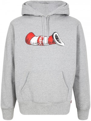Supreme Cat In The Hat Bavlněné Světle Šedé | RYRU2734