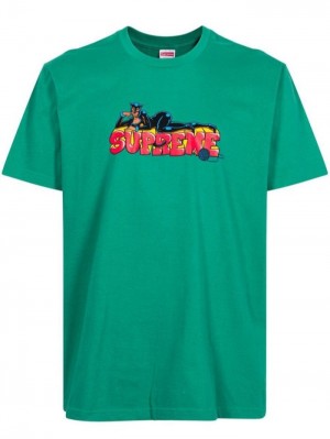 Supreme Catwoman Logo-print Zelene | SBIT0678