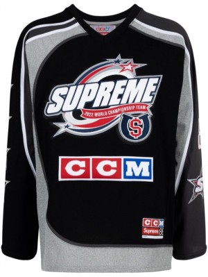 Supreme Ccm All Stars Hockey Jersey Černé | LPVF3501