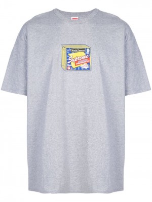 Supreme Cheese Printed Šedé | DJOD5785