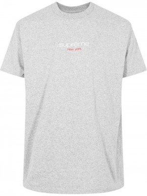 Supreme Classic Logo Crew Neck Šedé | UPGV1073