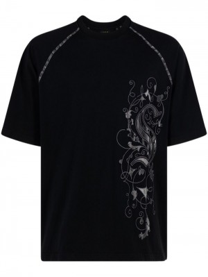 Supreme Coogi Krátké-sleeve Černé | BXQJ7556