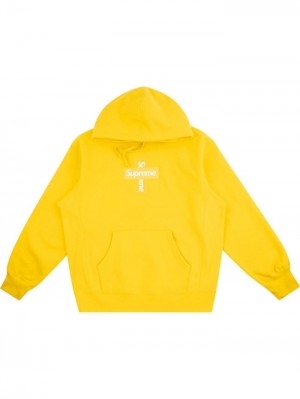 Supreme Cross Box Logo-print Žluté | XODV1121