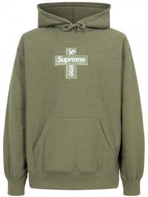 Supreme Cross Box-logo Zelene | AHDM5491
