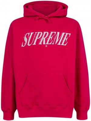 Supreme Crossover Logo-print Červené | YZYX4366
