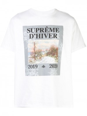 Supreme D Hiver Grafická-print Bílé | VZJM1517