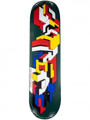 Supreme Delta Logo Skateboard Deck Tmavě Zelene | JMVY8947