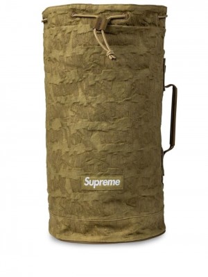 Supreme Fat Tip Jacquard Denim Zelene | KEIG1296