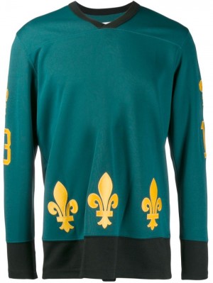 Supreme Fleur De Lis Hockey Top Zelene | DDWR6890