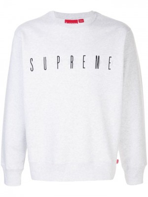 Supreme Grafická-print Crew Neck Šedé | VLHE3017