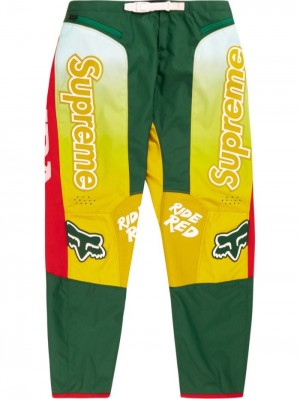 Supreme Honda Fox Závodní Moto Track Pants Žluté | KZJR9718