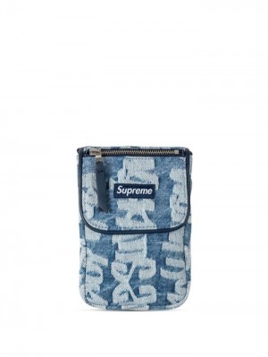 Supreme Jacquard Denim Neck Pouch Blankyt | NNQW5659