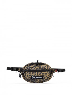 Supreme Leopard-print Pasem Bag Brown  | ITBZ4365