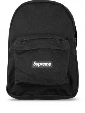 Supreme Logo Platene Černé | KYWL2350