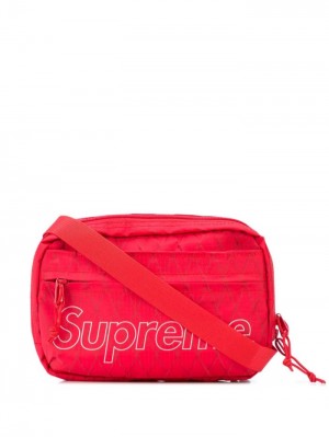 Supreme Logo Print Červené | LRQW6984
