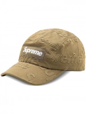 Supreme Logo-appliqué Twill Baseball Olivy Zelené Zelene | PIRU6219