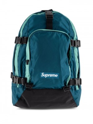 Supreme Logo-patch Panelled Zelene | HUNI4330