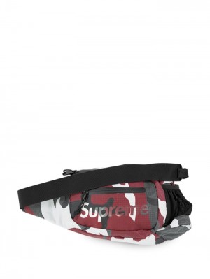 Supreme Logo-print Sling Bag Červené | SYYX6571
