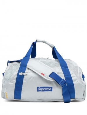 Supreme Mesh Panels Duffle Bag Šedé | WRKQ0480