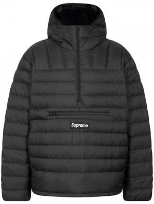 Supreme Micro Down Half-zip Pullover Černé | HDEW4279