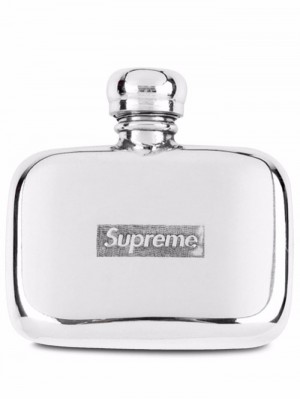 Supreme Pewter Mini Flask Stříbrné | IJUI1037