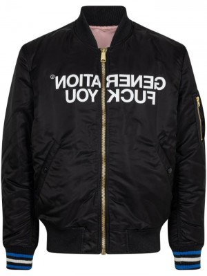 Supreme Reversible Ma-1 Bomber Černé | OALN9701