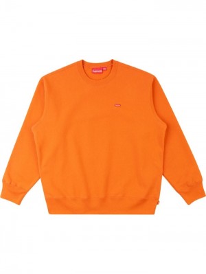 Supreme Small Box Logo Crew-neck Oranžové | TPLN3701