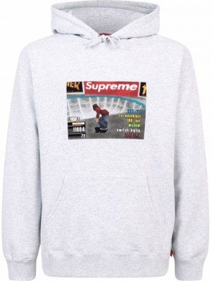 Supreme Thrasher Grafická-print Šedé | KJBM5452
