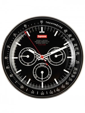 Supreme Watch Face-print Plate Černé | GHYP7319