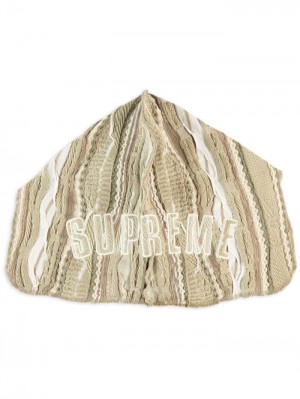 Supreme X Coogi Pletené Durag Béžový | PWAK0845
