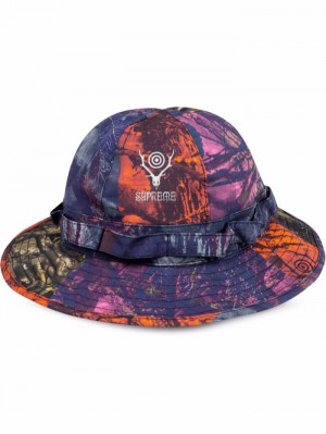 Supreme X South2 West8 "Camo" Jungle Oranžové | KLFH1581