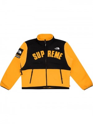 Supreme X The North Face Arc Logo Fleece Jacket Žluté | LYZG9099