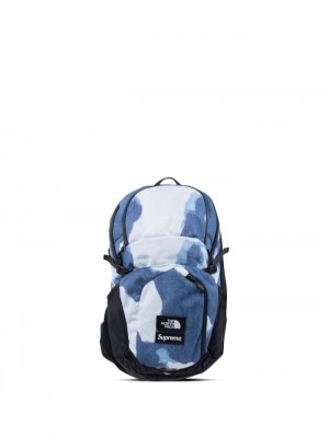 Supreme X The North Face Bleached Denim Print Blankyt | PRPM5656