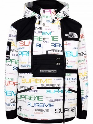 Supreme X The North Face Steep Tech Apogee Jacket Bílé | UCHZ7109