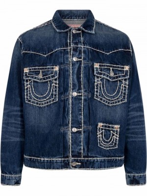 Supreme X True Religion Denim Trucker Blankyt | ZKES3344