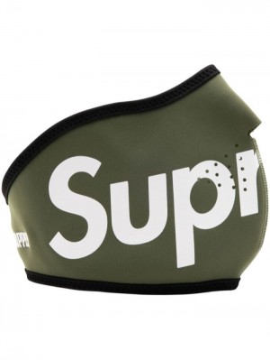 Supreme X Windstopper Logo-print Hnědožlutý Černé Bílé | JESC4547